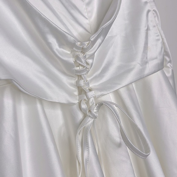 Marthea Girls Dress Lace Ivory Size Large - Picture 5 of 10